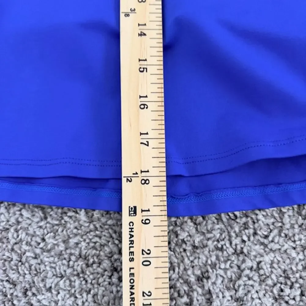 Dona Jo Skort 3 Royal Blue Knee Length Athletic Athleisure Golf Women's XL‎